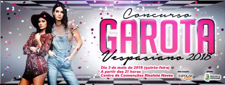 Hoje Garota Vespasiano – Centro de Convenções Risoleta Neves – 21 horas