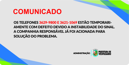 Atenção telefones com defeito!