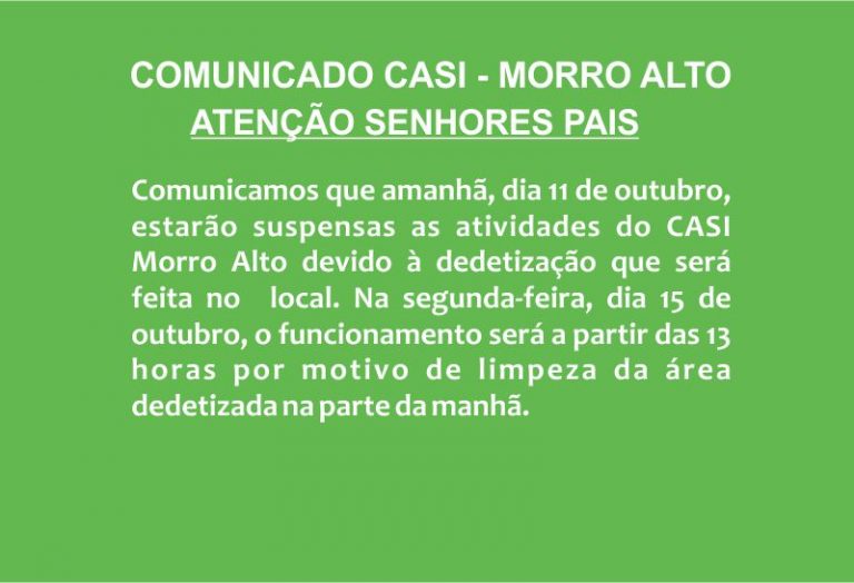 Comunicado