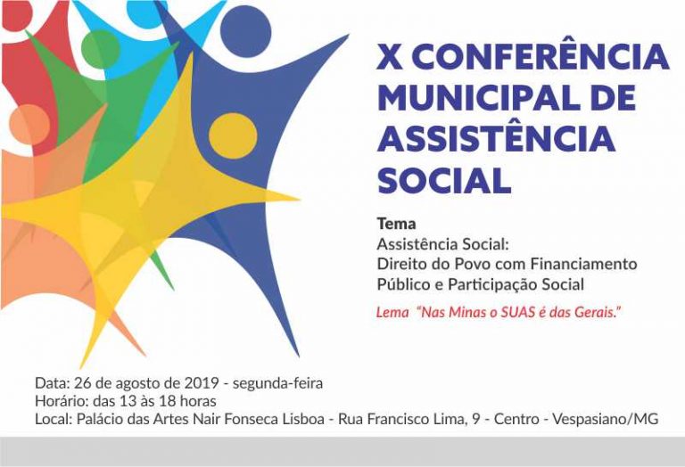 Participe da X Conferência Municipal de Assistência Social
