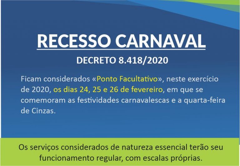 Recesso de Carnaval