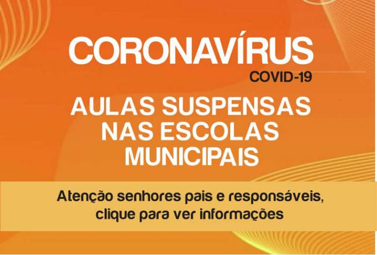 Suspensão das aulas da rede municipal