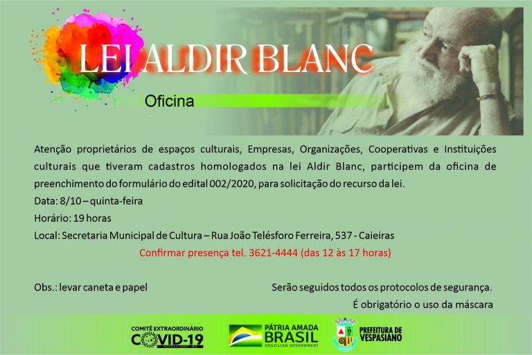 Oficina Lei Aldir Blanc