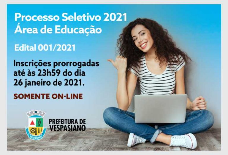 Prorrogação das inscrições