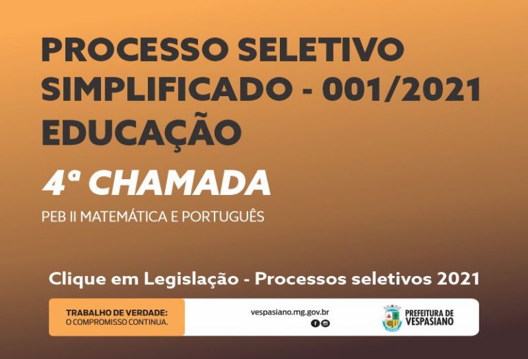 4ª Chamada PEBII