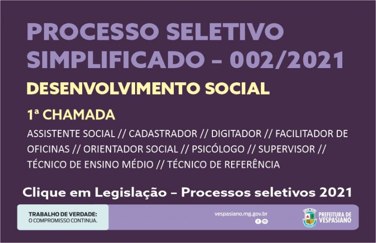 1ª Chamada Edital 002