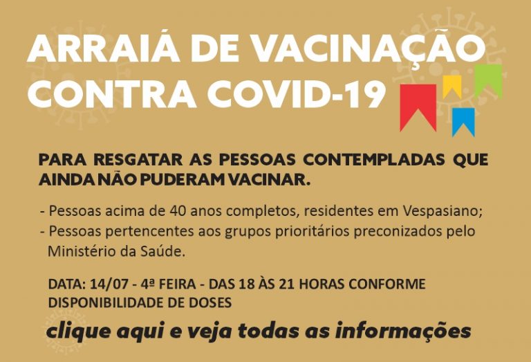 Arraiá da vacinação