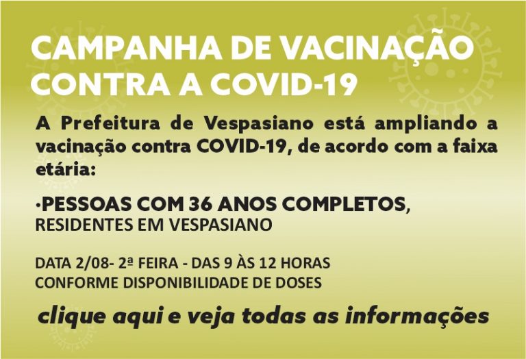 Vacinação 36 anos