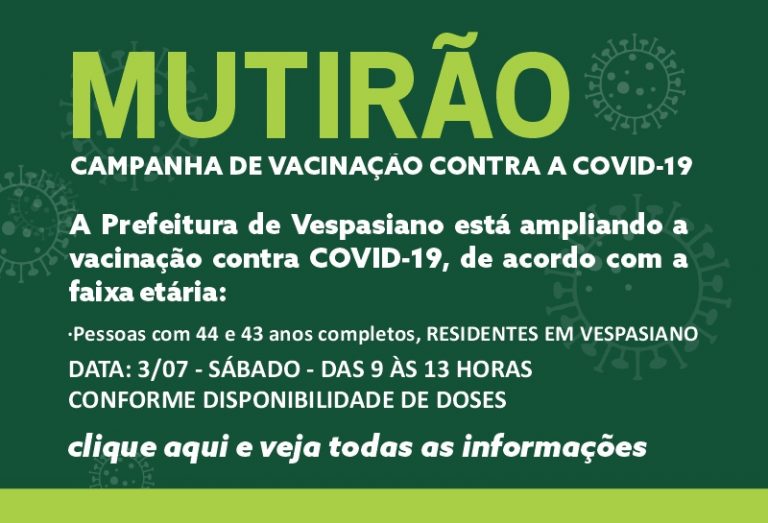 Mutirão de  Vacinação