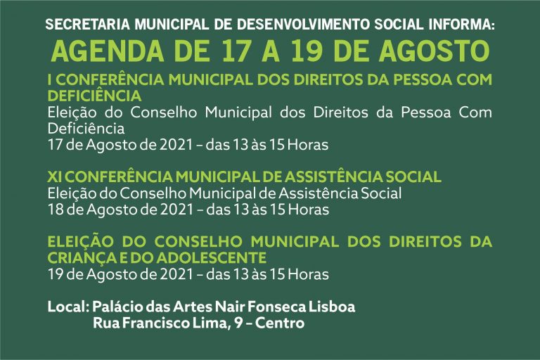 Conferências e eleição de conselhos