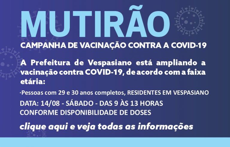 Mutirão de Vacinação contra COVID-19