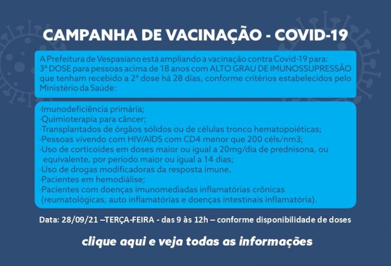 Vacinação contra a COVID-19