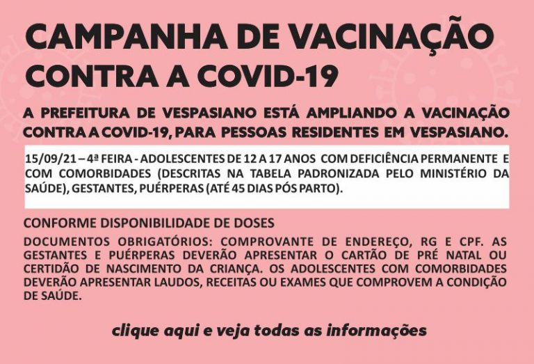 Vacinação contra a COVID-19