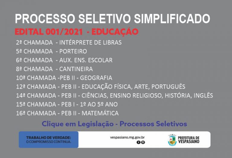 Processo Seletivo