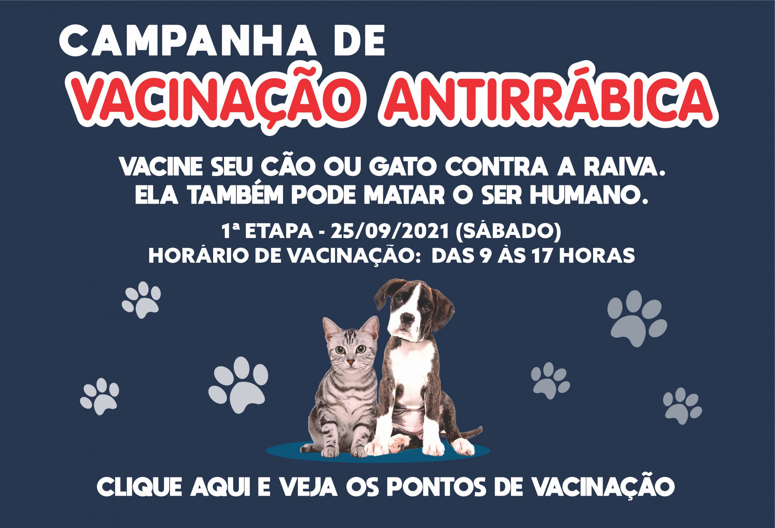 Vacinação Antirrábica continua no próximo sábado (01) - PREFEITURA  MUNICIPAL DE VIANA - ES