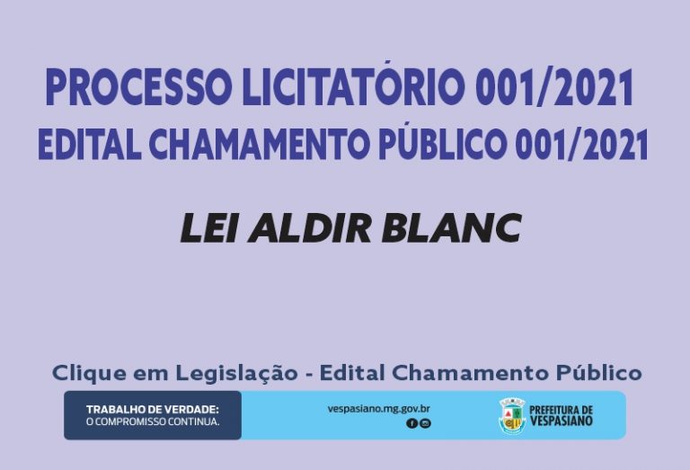 Lei aldir Blanc