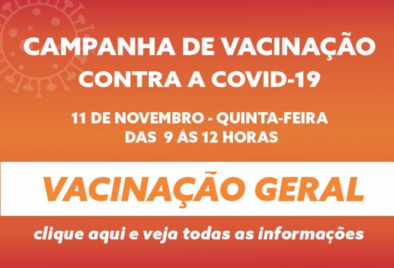Vacinação contra Covid-19 – quinta-feira