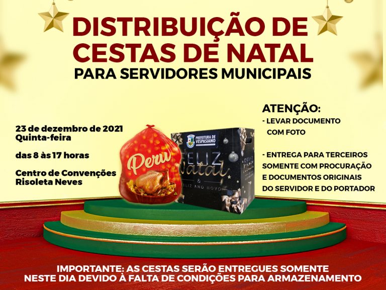 Distribuição de Cestas de Natal