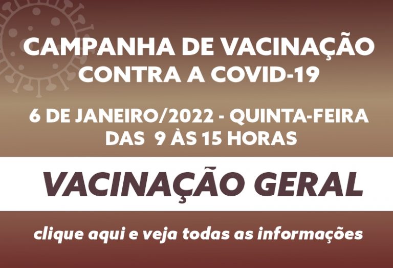 Vacinação COVID-19 – 6/01