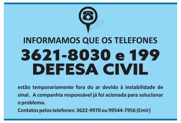 Telefone com defeito