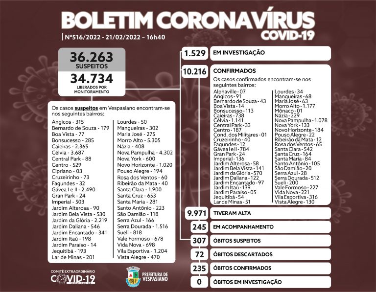 Boletim 516/2022