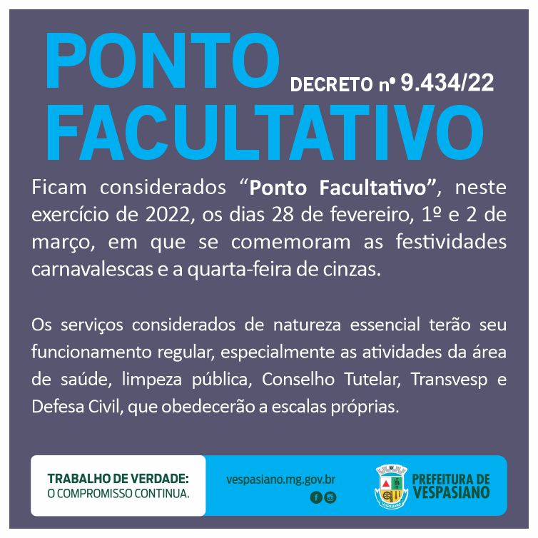 Ponto facultativo