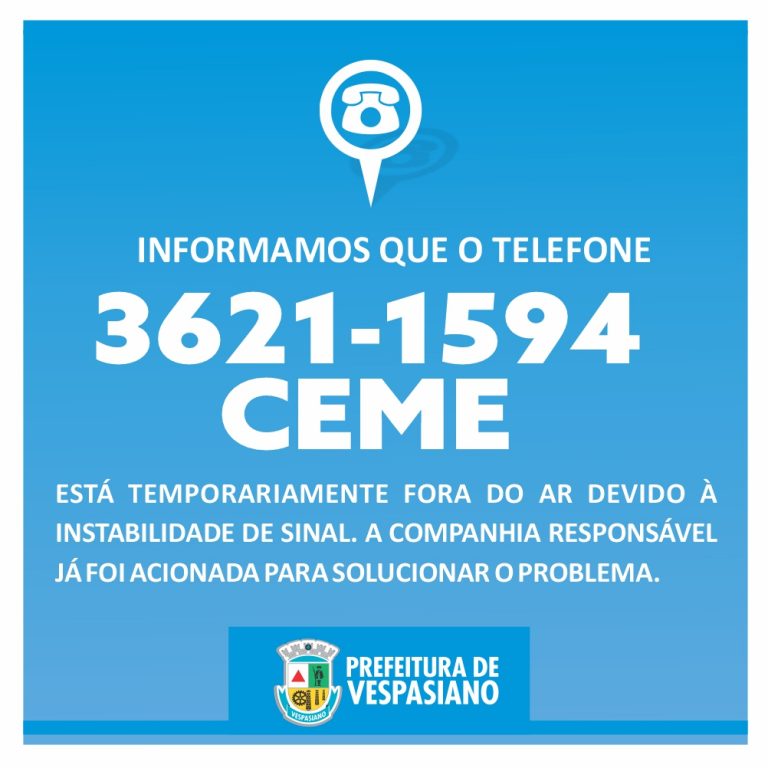 Telefone com defeito