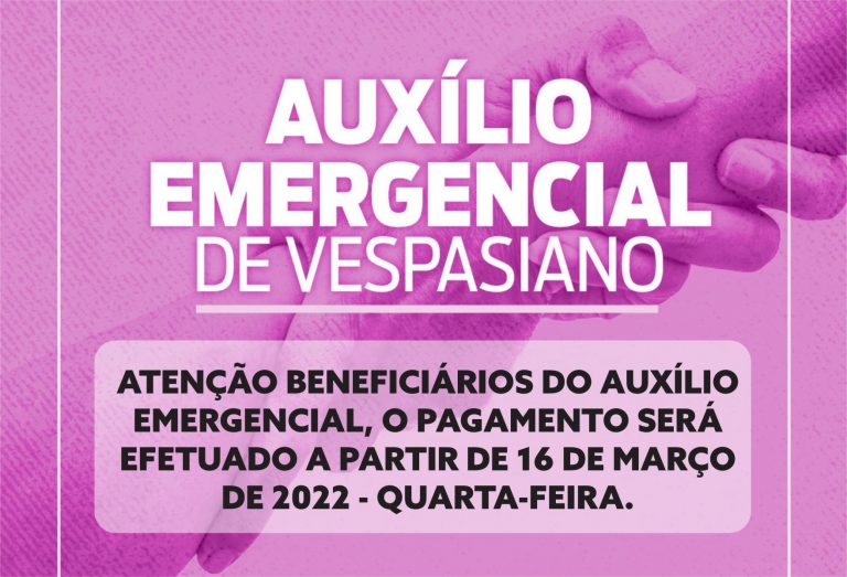 Pagamento Auxílio Emergencial