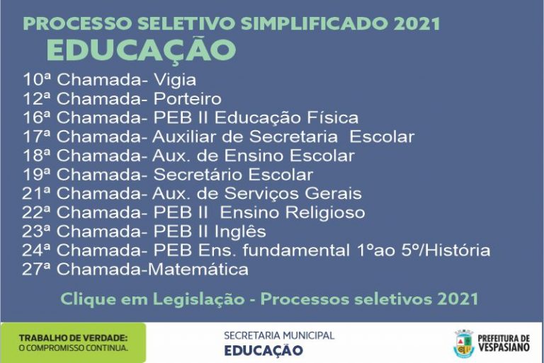 Processo Seletivo