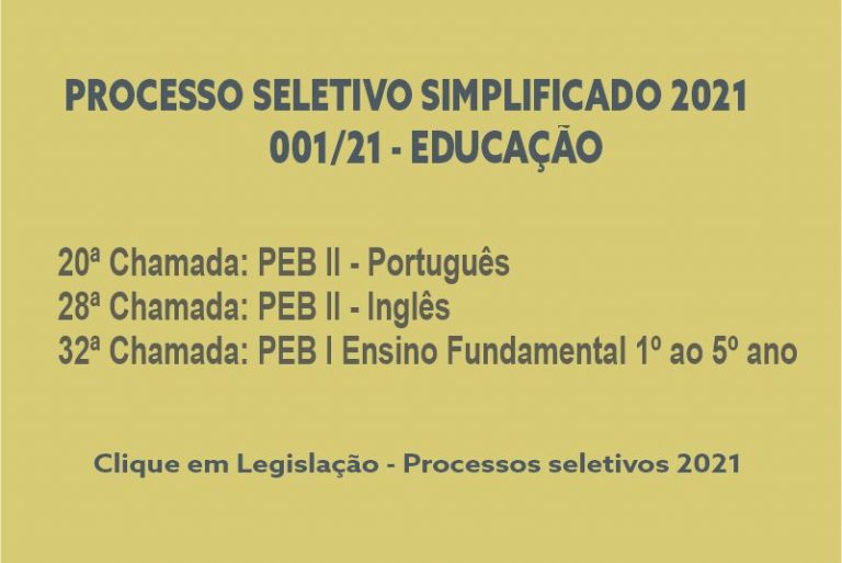 Processo Seletivo