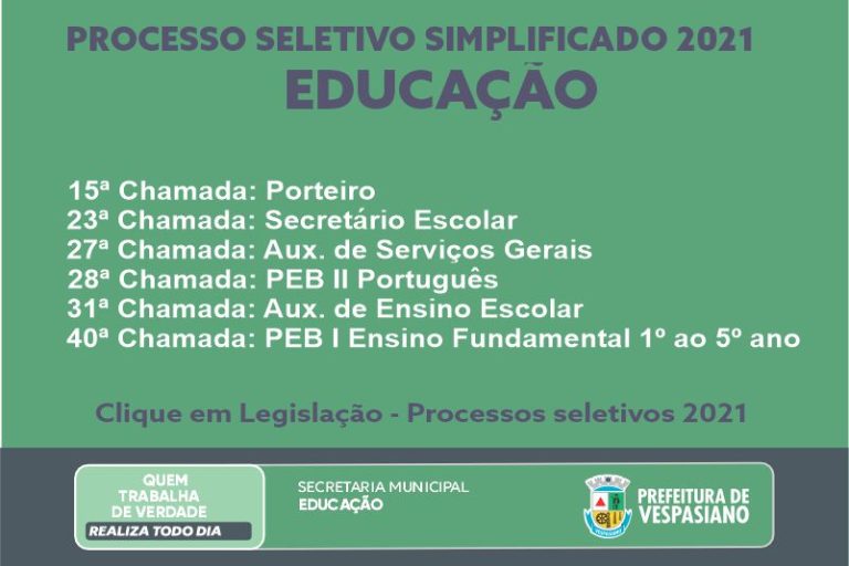 Processo Seletivo