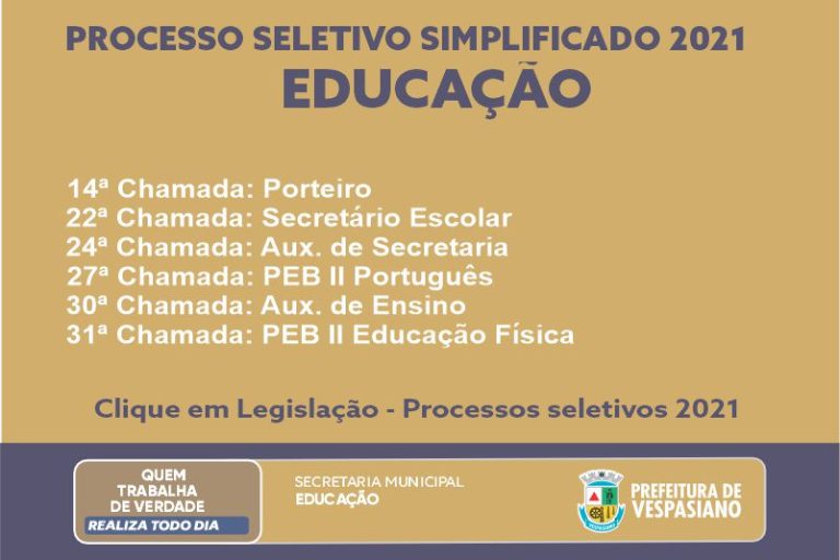 Processo Seletivo