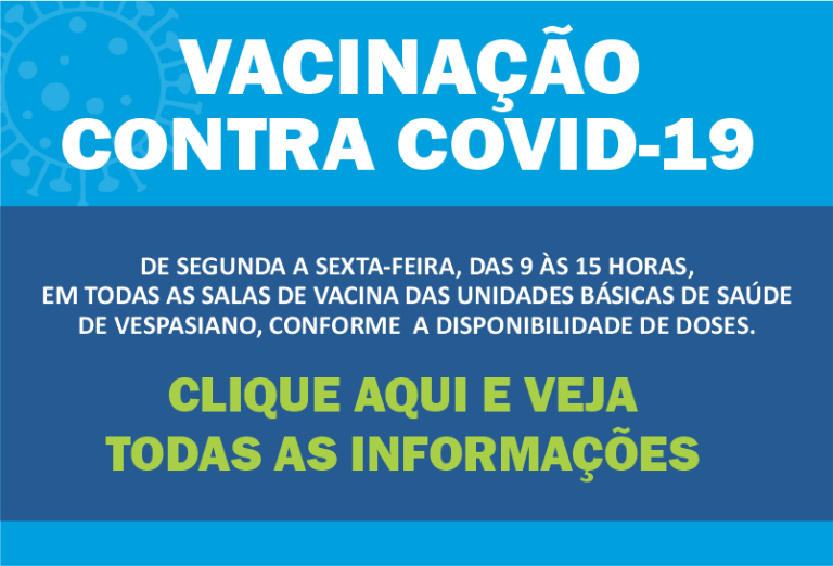 Vacinação contra a COVID-19.