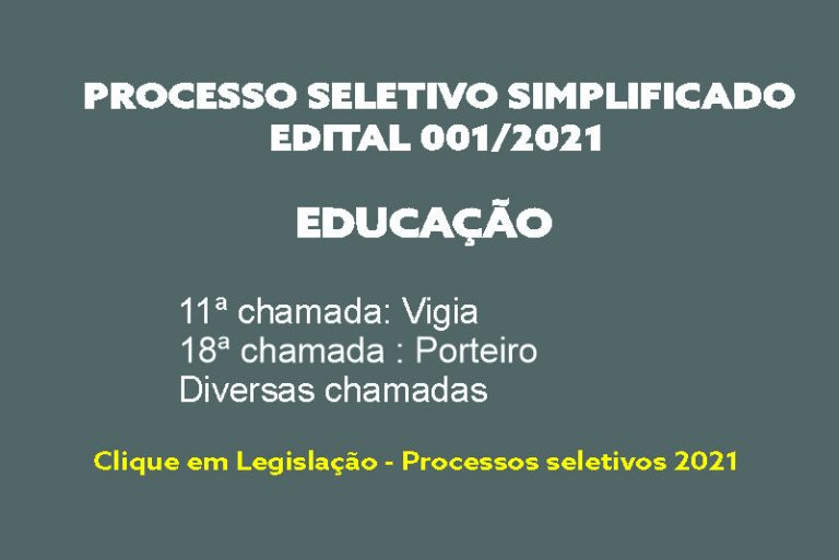 Processo Seletivo