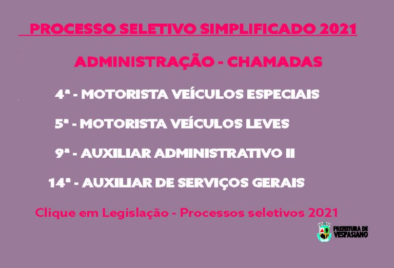 Processo Seletivo
