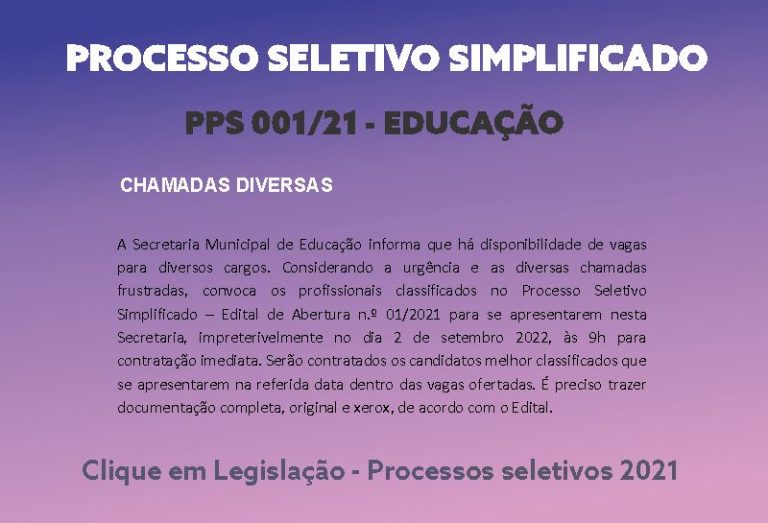 Processo seletivo