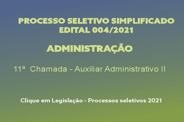 Processo seletivo