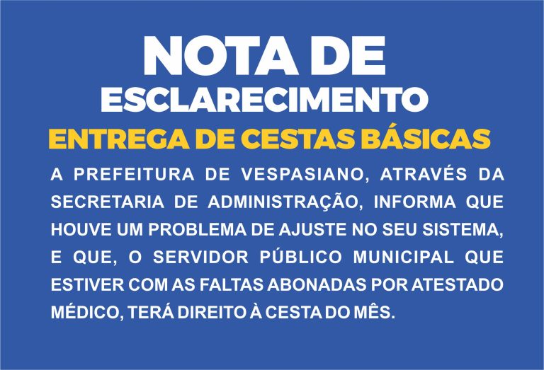 Atenção servidor municipal