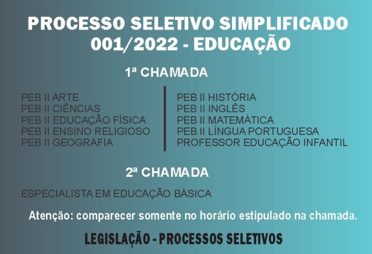 Processo Seletivo