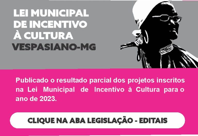 Resultado parcial Lei Municipal de Incentivo à Cultura
