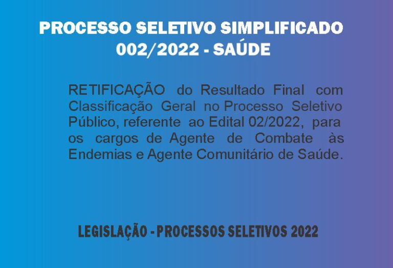 Processo Seletivo