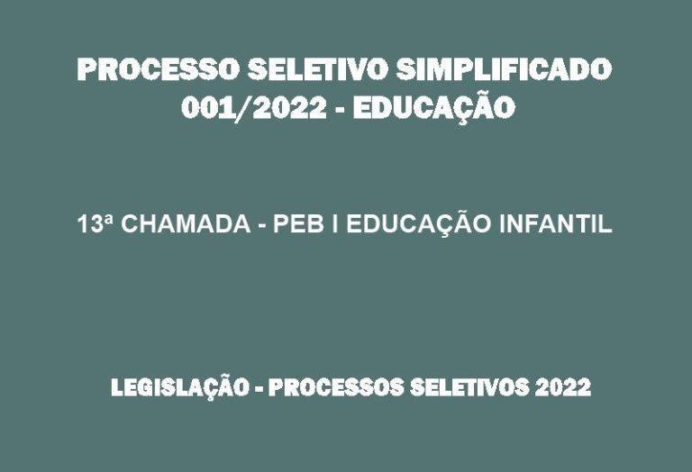 CHAMADA EDUCAÇÃO