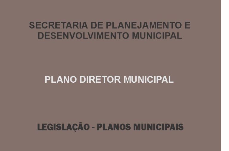 Plano Diretor