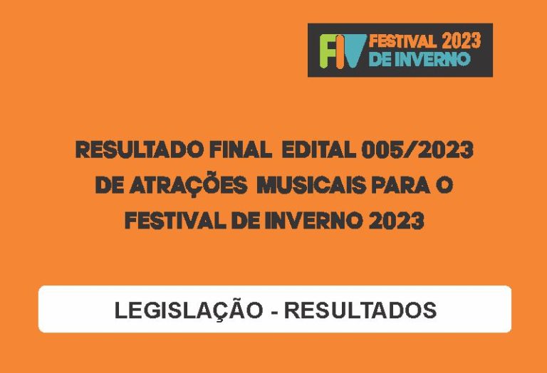 FESTIVAL DE INVERNO