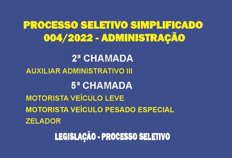 Processo seletivo