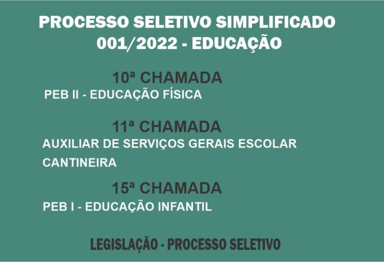 Processo Seletivo