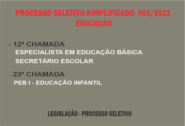 Processo Seletivo