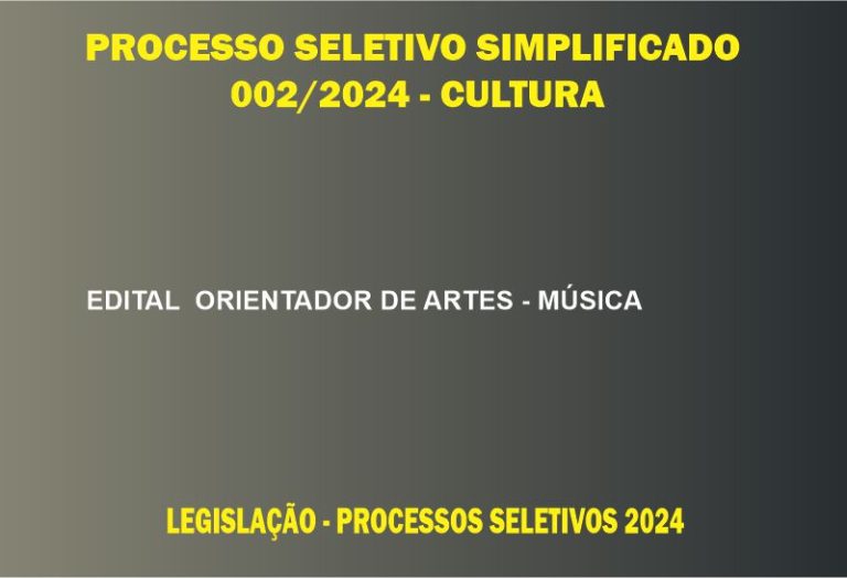 Processo Seletivo