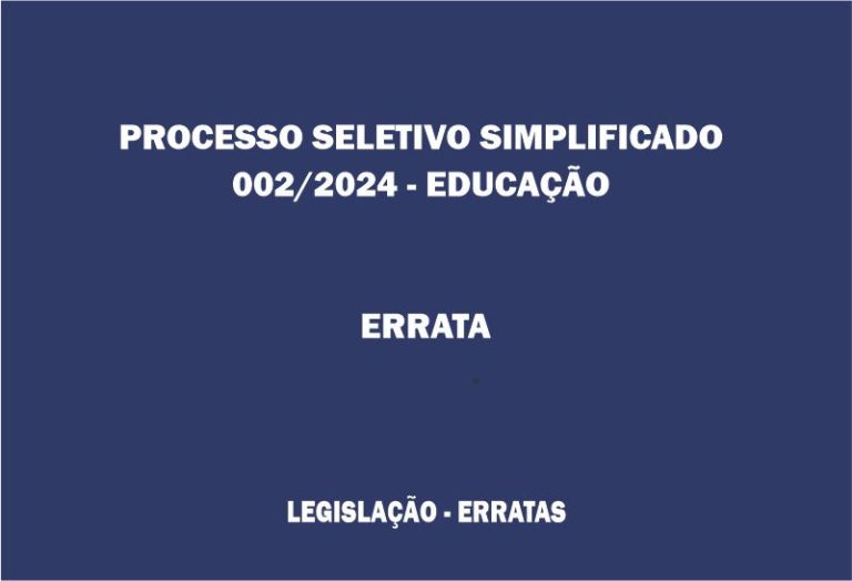 Processo seletivo