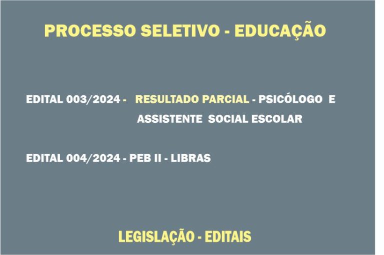 Processo Seletivo